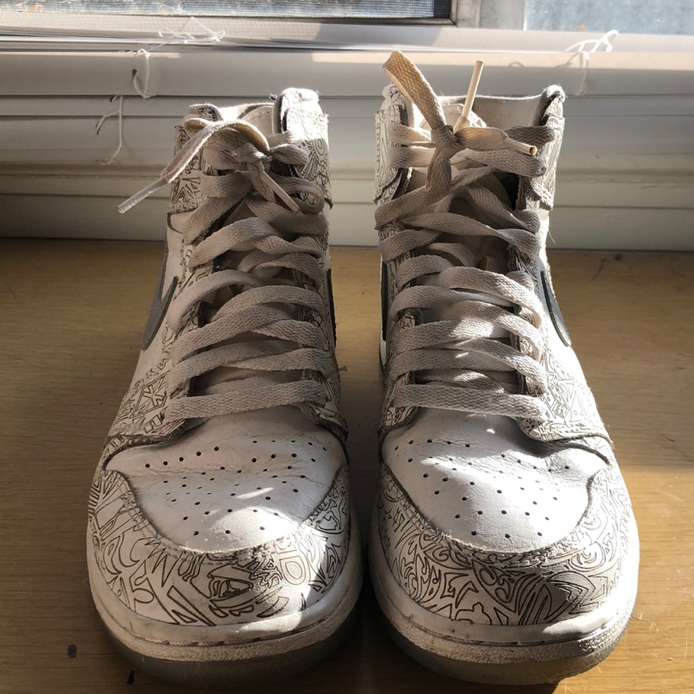 Nike Air Youth shoes with graphic design!